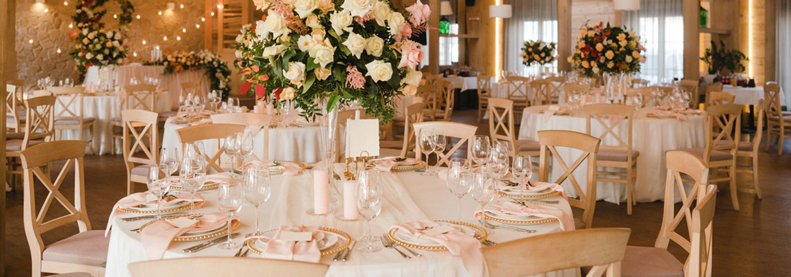 Décoration des tables de mariage